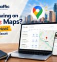 oogle Maps local pack showing three Austin business listings for a service search